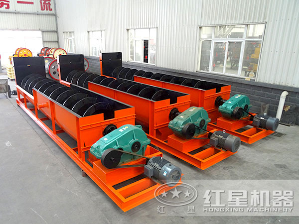 螺旋洗石機(jī)車間實拍圖
