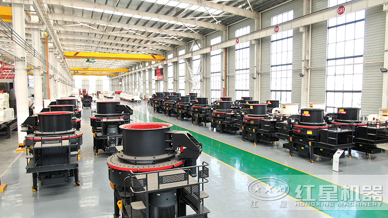 花崗巖石子粉碎機、制砂機車間現(xiàn)貨