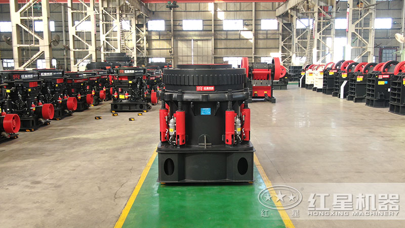 300型圓錐破碎機型號及參數(shù)，一小時能生產(chǎn)多少噸石子？